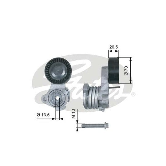 T39112 Tensioner Pulley, v-ribbed belt