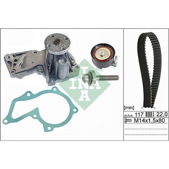 530 0605 30 Water Pump & Timing Belt Set