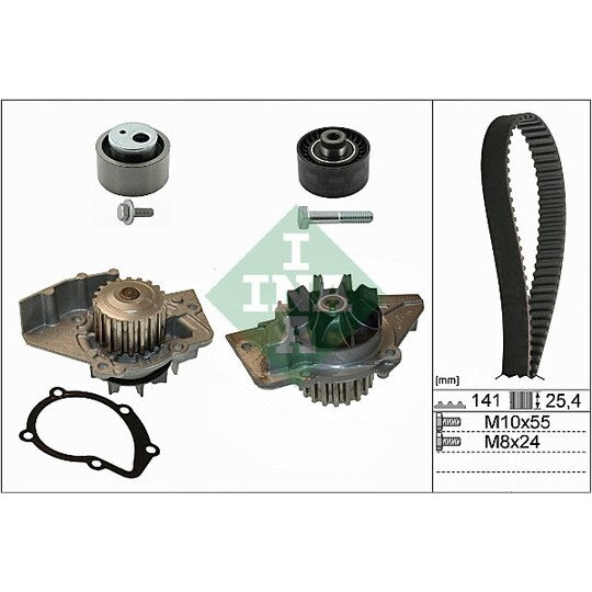 530 0470 30 Water Pump & Timing Belt Set