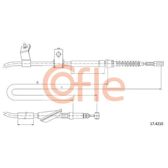 17.4210 Cable, parking brake