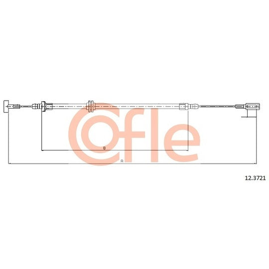 12.3721 Cable, parking brake
