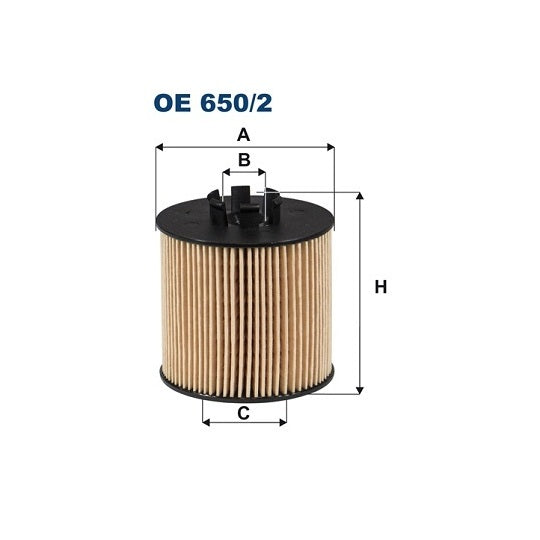 OE 650/2 Oil filter