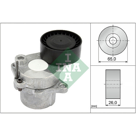 534 0444 10 Tensioner Lever, v-ribbed belt
