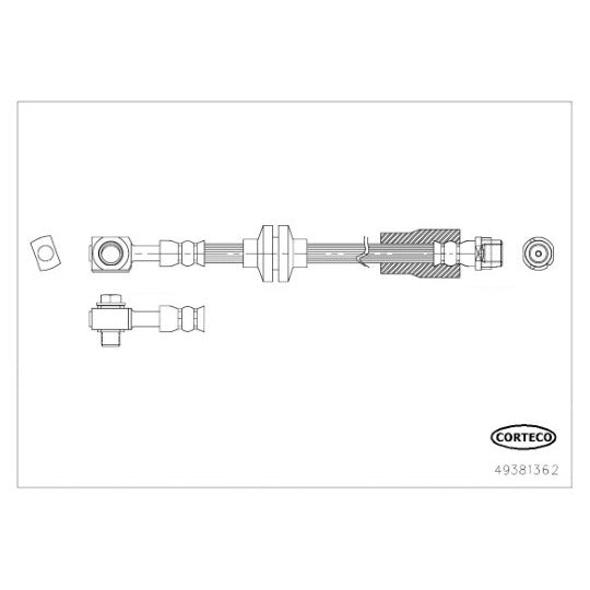 49381362 Brake Hose