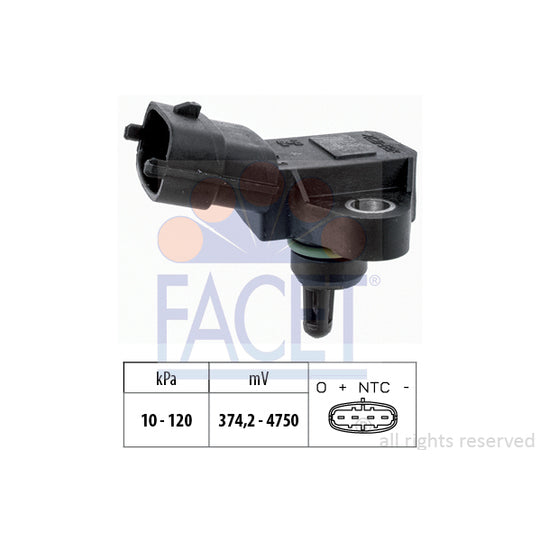 10.3180 Air Pressure Sensor, height adaptation