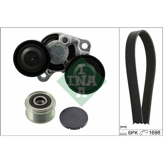 529 0206 20 V-Ribbed Belt Set