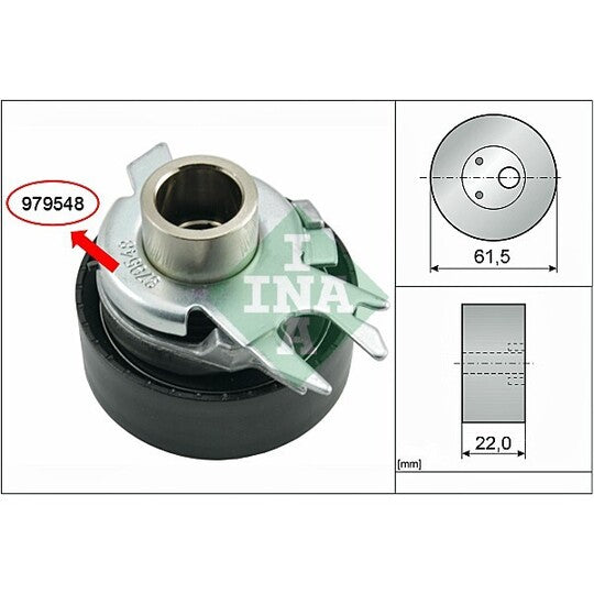 531 0525 30 Tensioner Pulley, timing belt