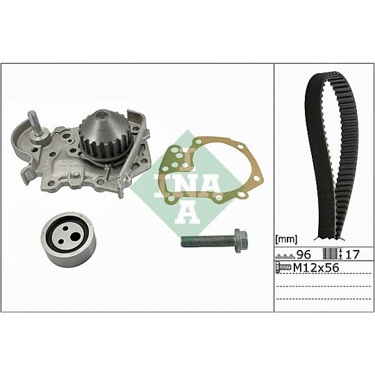 530 0191 31 Water Pump & Timing Belt Set
