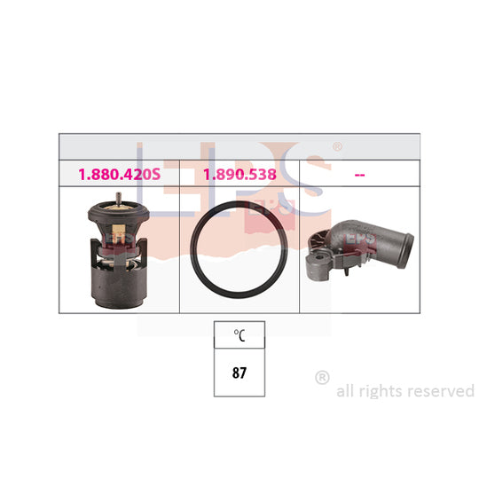 1.880.561K Thermostat, coolant