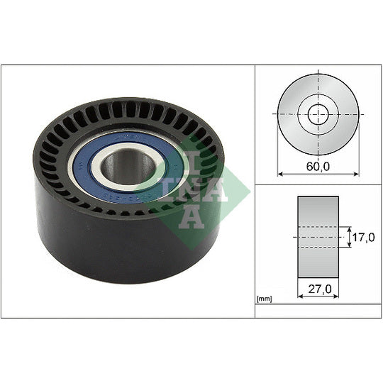532 0747 10 Deflection/Guide Pulley, timing belt