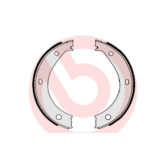 S 06 503 Brake Shoe Set, parking brake