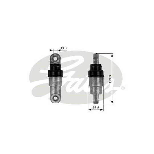 T38218 Vibration Damper, v-ribbed belt