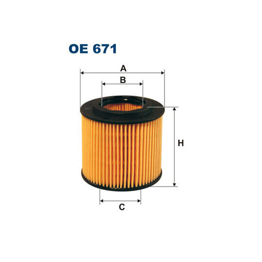 OE 671 Oil filter