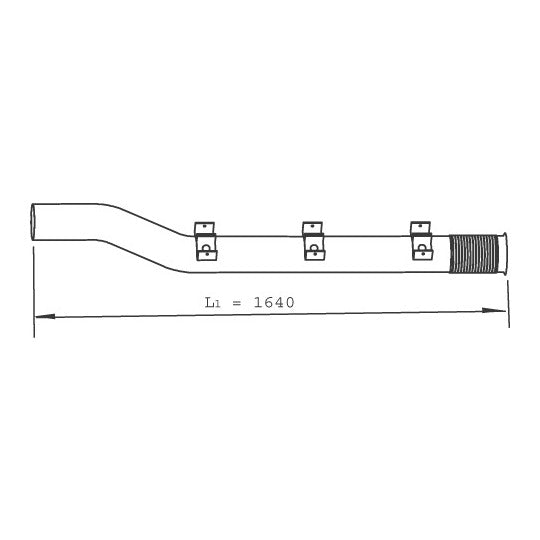 21723 Exhaust pipe