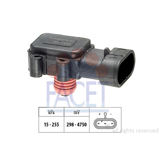 10.3051 Air Pressure Sensor, height adaptation