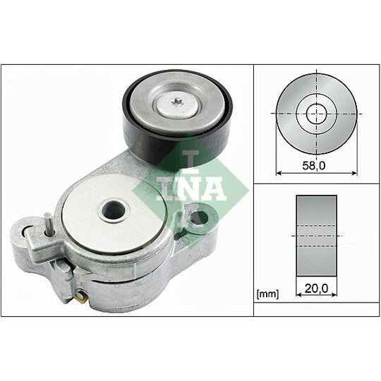 534 0396 10 Tensioner Lever, v-ribbed belt