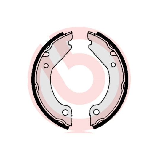 S 86 501 Brake Shoe Set, parking brake