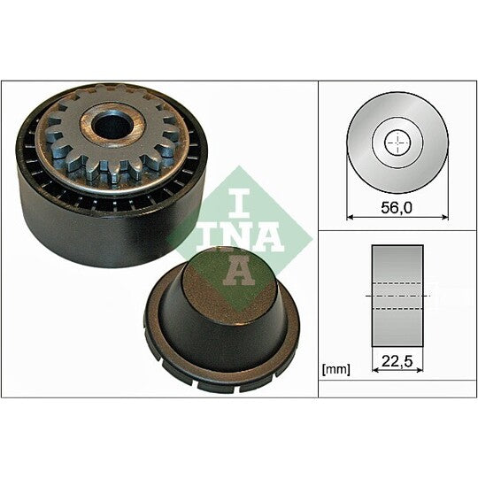 531 0854 10 Tensioner Pulley, v-ribbed belt