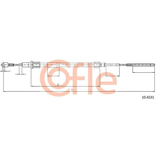 10.4231 Cable, parking brake
