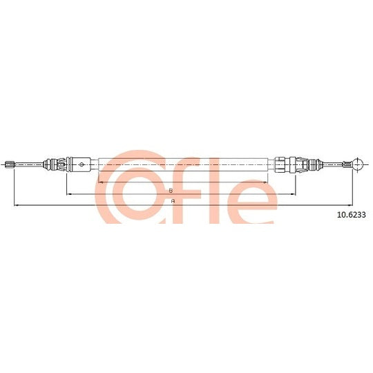 10.6233 Cable, parking brake