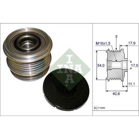 535 0121 10 Alternator Freewheel Clutch