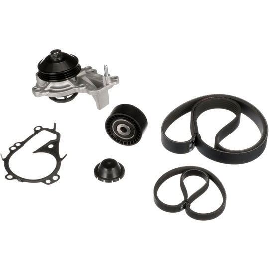 KP16PK848SF Water Pump + V-Ribbed Belt Set