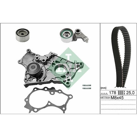 530 0422 30 Water Pump & Timing Belt Set