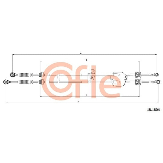 18.1804 Cable, manual transmission