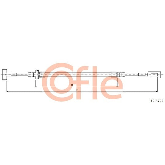 12.3722 Cable, parking brake