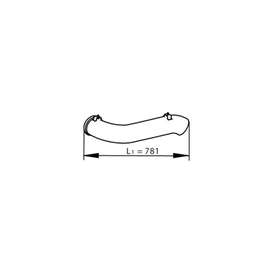 81729 Exhaust pipe