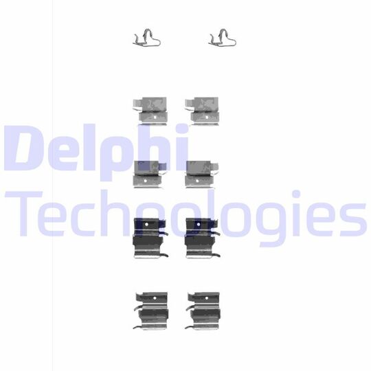 LX0339 Accessory Kit, disc brake pad