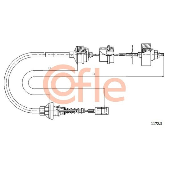 1172.3 Clutch Cable
