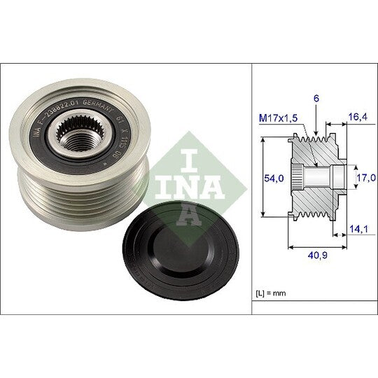535 0112 10 Alternator Freewheel Clutch