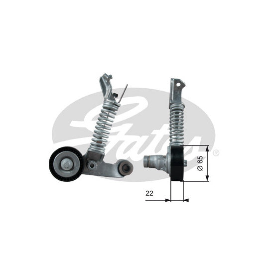 T39373 Tensioner Pulley, v-ribbed belt
