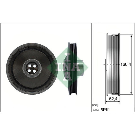 544 0171 10 Belt Pulley, crankshaft