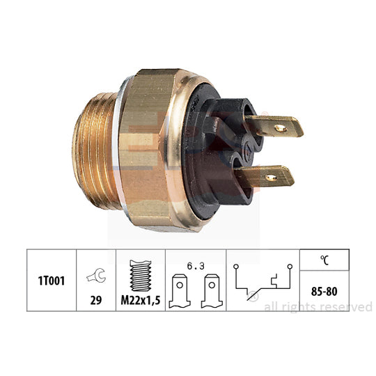 1.850.018 Temperature Switch, radiator fan