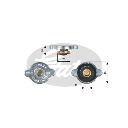 RC124 Sealing Cap, radiator