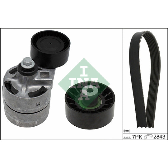 529 0364 10 V-Ribbed Belt Set