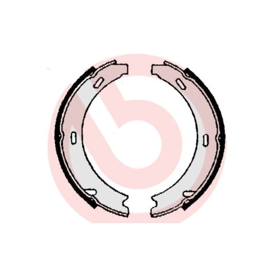 S 50 508 Brake Shoe Set, parking brake