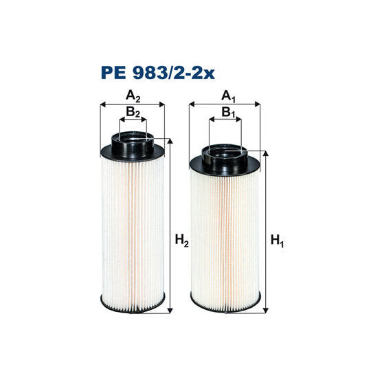 PE 983/2-2x Fuel filter