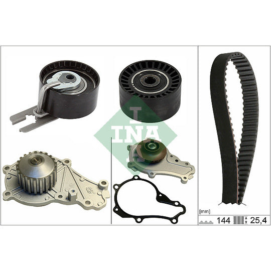530 0615 30 Water Pump & Timing Belt Set