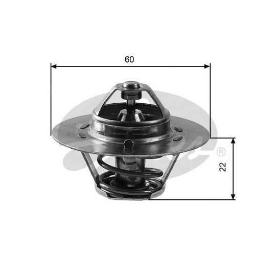 TH12488G1 Thermostat, coolant