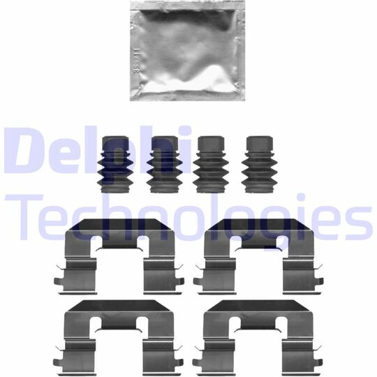 LX0689 Accessory Kit, disc brake pad