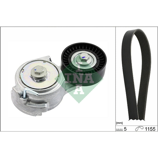 529 0011 10 V-Ribbed Belt Set