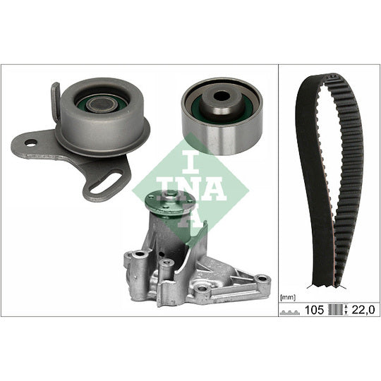 530 0427 31 Water Pump & Timing Belt Set