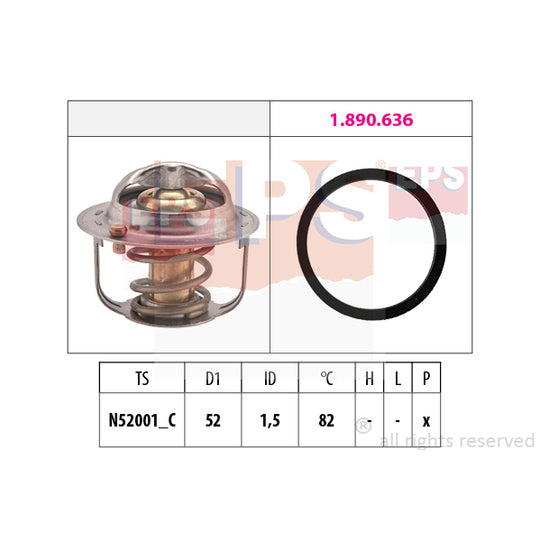 1.880.679 Thermostat, coolant