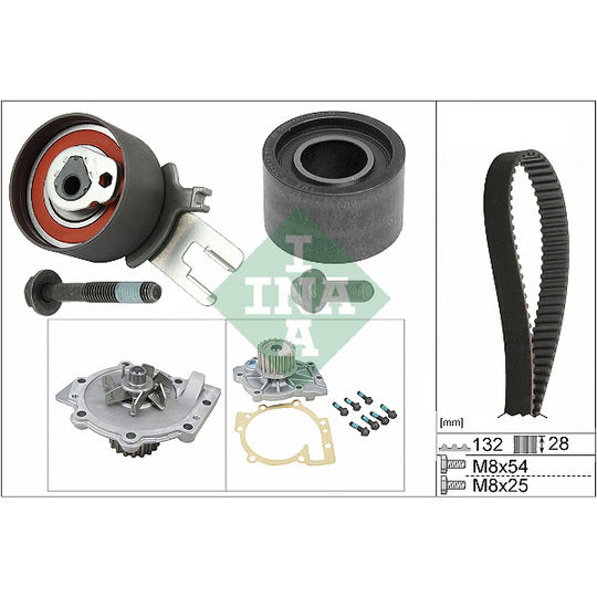 530 0582 30 Water Pump & Timing Belt Set