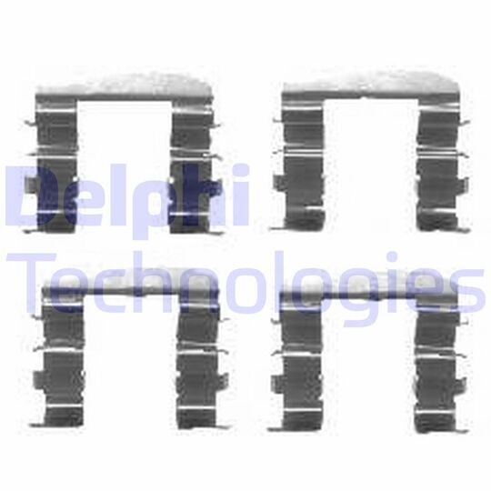 LX0461 Accessory Kit, disc brake pad