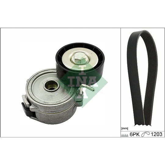 529 0357 10 V-Ribbed Belt Set