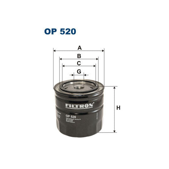 OP 520 Oil filter